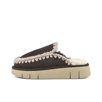 MOU Bounce Clog Slip-Resistant Wrap-toe Slippers Women's Mocha