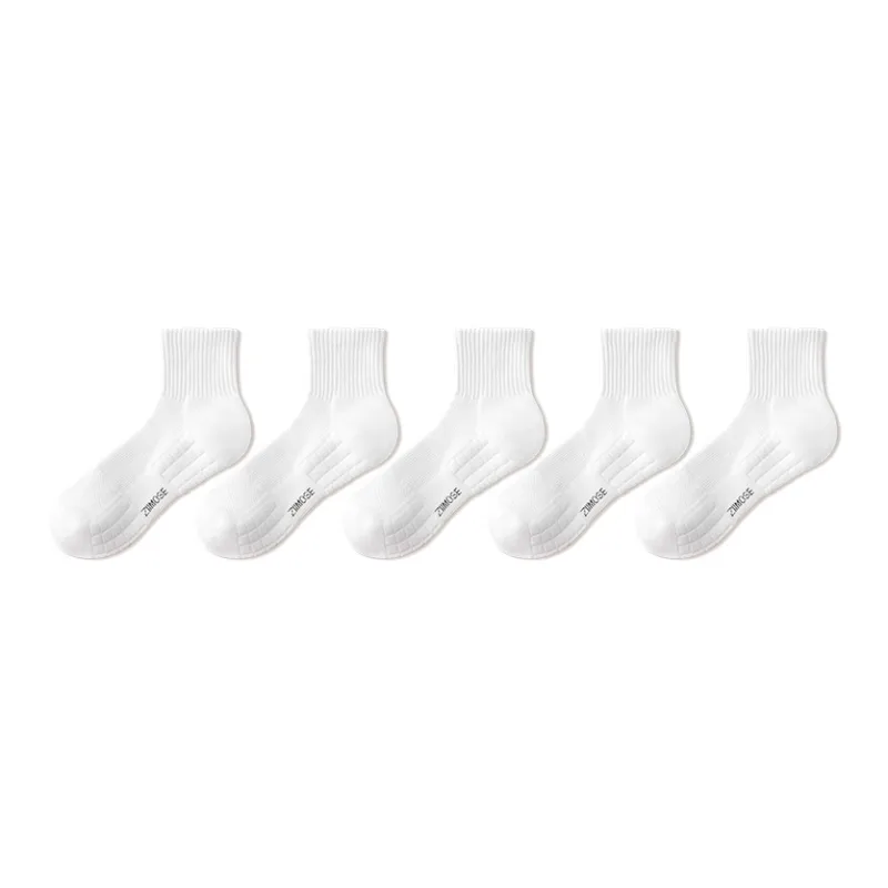 YINSHILIANGPIN Mid Calf Socks Men's 5 Pack-24