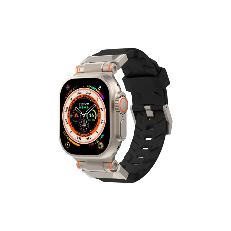 IWabcertoo Watch Band Apple Compatibility Silicone Material-16