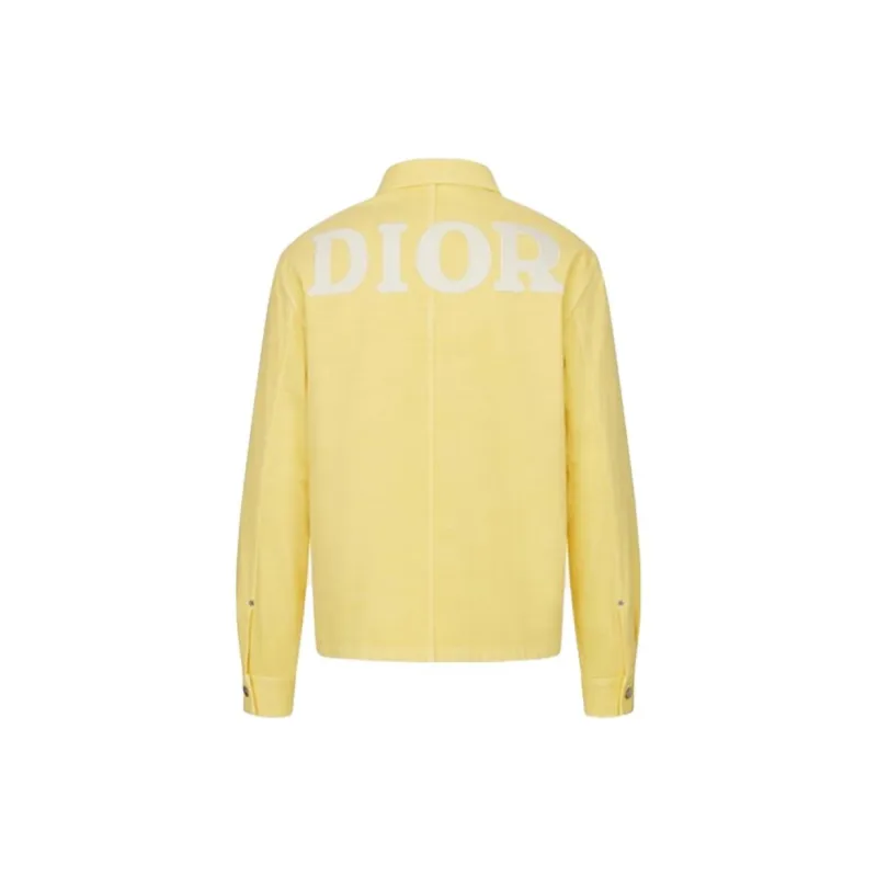 DIOR Quarterly New Products Jackets Men Yellow-1