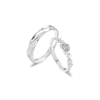 FANFRI Sterling Silver Rings Unisex Birthday Anniversary Gift Confession Box
