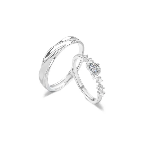 OWNCOOL 925 Sterling Silver Ring Birthday Box Gift Unisex