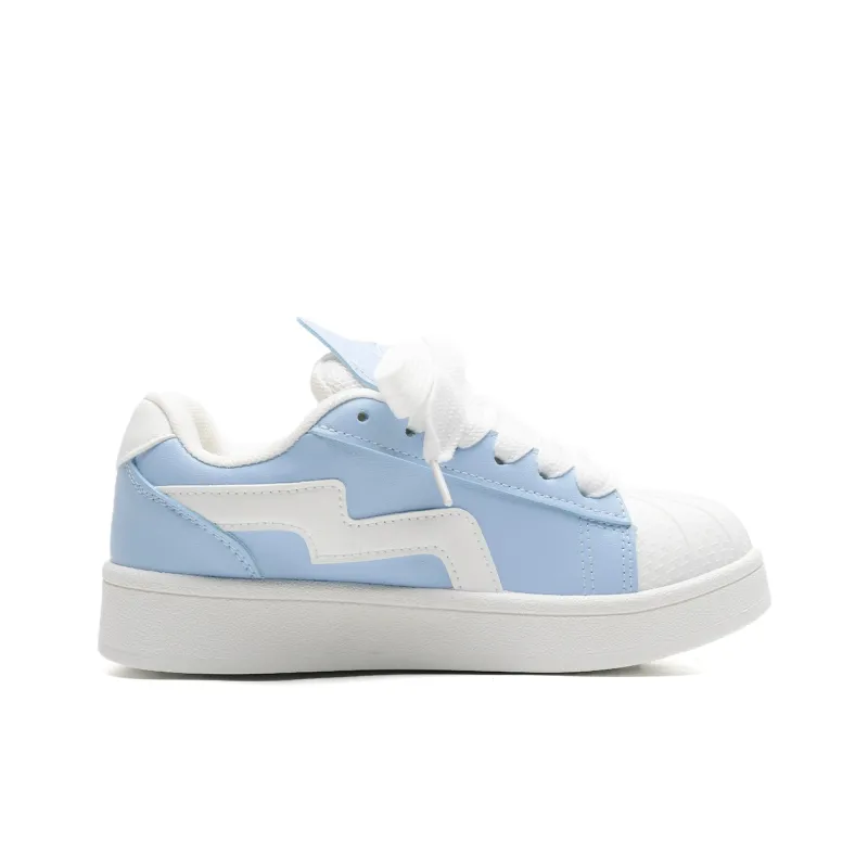 OAOQ Wear resistant And Lightweight Low Top Skateboard Shoes Women's-23