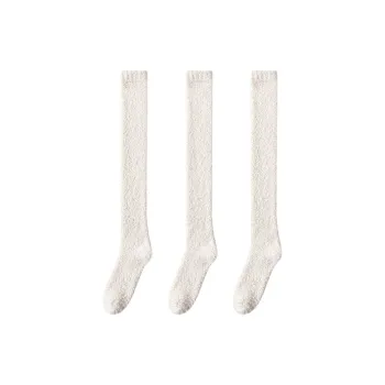 Cheemy Free Thigh high Socks Women's 3 Pack Beige