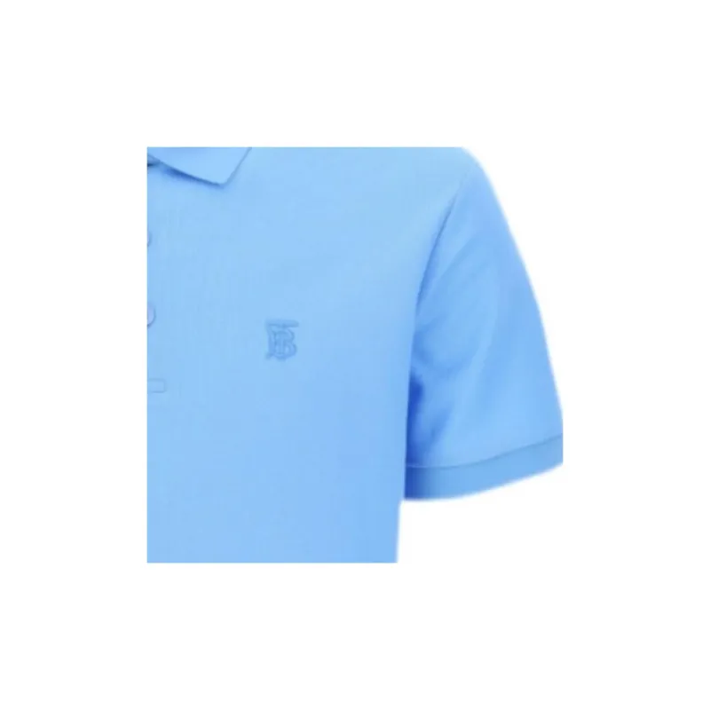 Burberry SS21 Polo Shirt Men's Sky Blue-4
