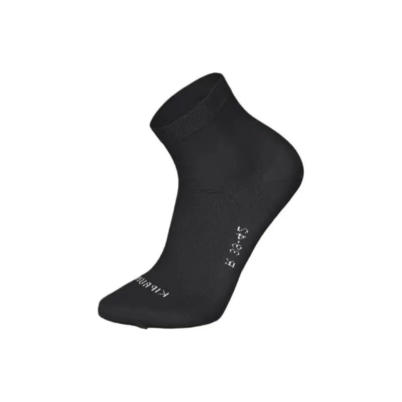 DECATHLON 500 Series RUN Running Socks Unisex 1 Pack Smoky Black/Carbon Gray-0