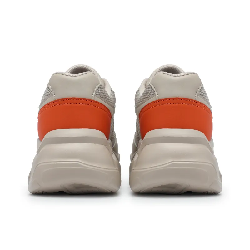 Singing Abrasion Resistant Lightweight Height Increasing Low Top Chunky Sneakers Unisex-5