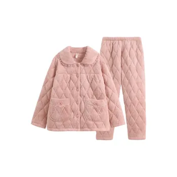 FENTENG Pajama Set Women's Lotus Pink