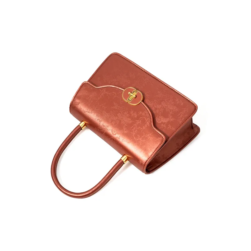 Vigno Synthetic Leather Handbag One Shoulder Crossbody Regular Women's Red-14