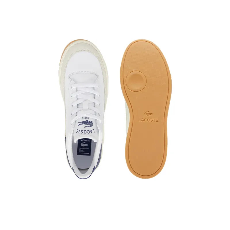 LACOSTE G80 Club Low Top Skateboard Shoes Men's White Blue-4