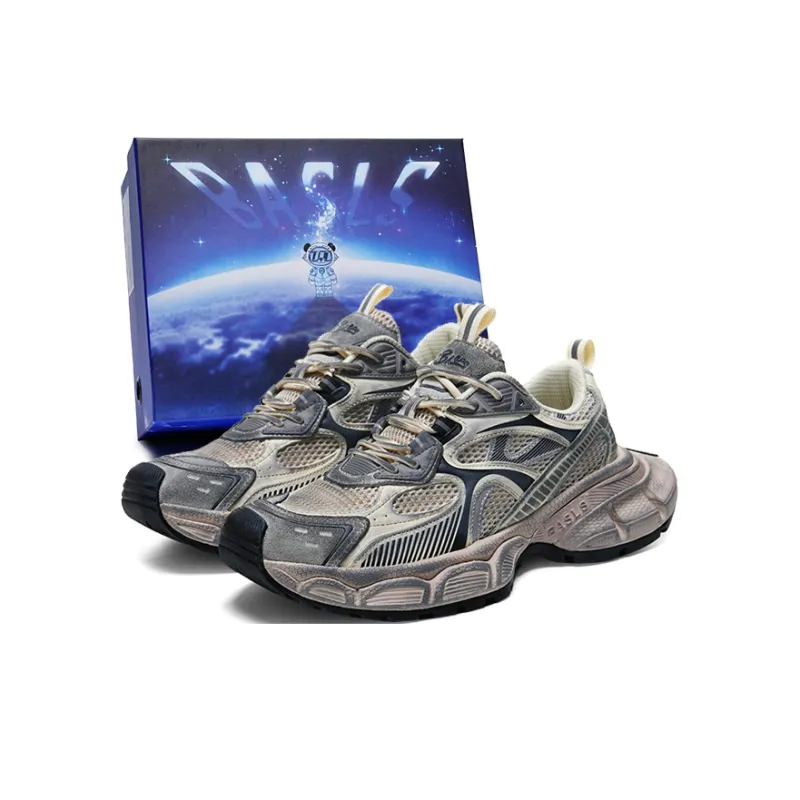 BASLS Paris Style Distressed Shoes Slip Resistant Abrasion Resistant Breathable Low Top Chunky Sneakers Unisex-21