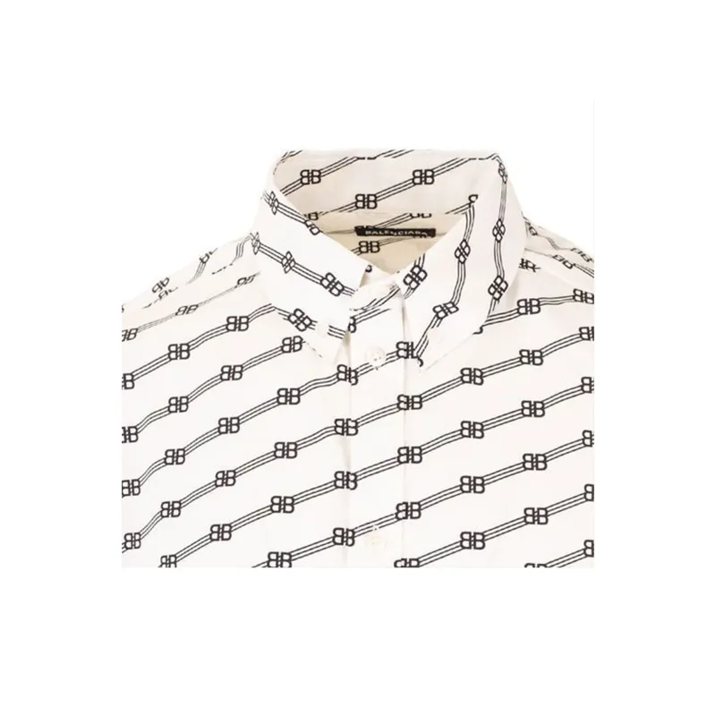 Balenciaga Shirts Men White-2