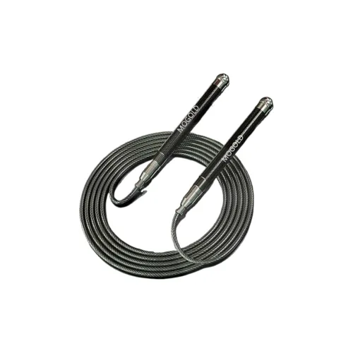 MOGOLD Aerobic Fat Reduction Non Countable Jump Ropes Fitness Crowd PVC+Steel Wire Rope, Aluminum Alloy Controller