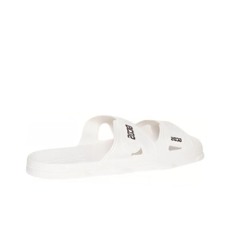GCDS Odor Resistant Slide Slippers Unisex White-3