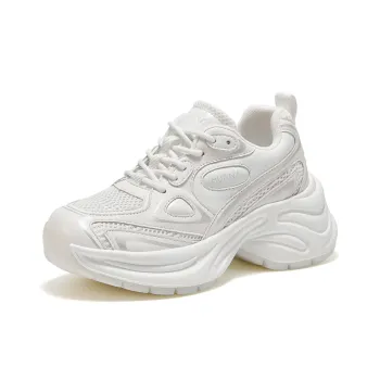 HUANAI Lightweight Height Increasing Low Top Chunky Sneakers Women's
