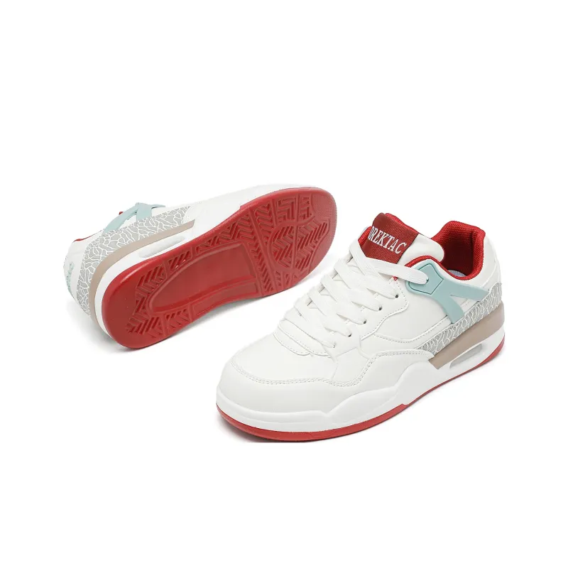 ABCYLM Thermal Slip Resistant Cushioning With Impact Resistance Low Top Skateboard Shoes Unisex Ancora Red-11