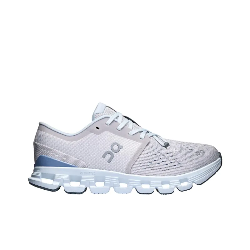On Running Cloud X 4 Silver Chambray Women's-1