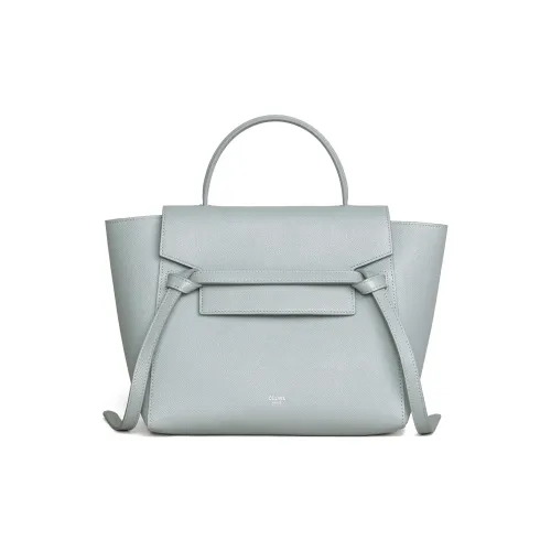 CELINE Belt Grained Calfskin Catfish Bag Handbag Crossbody Bag Shoulder Bag Women's Mineral Blue