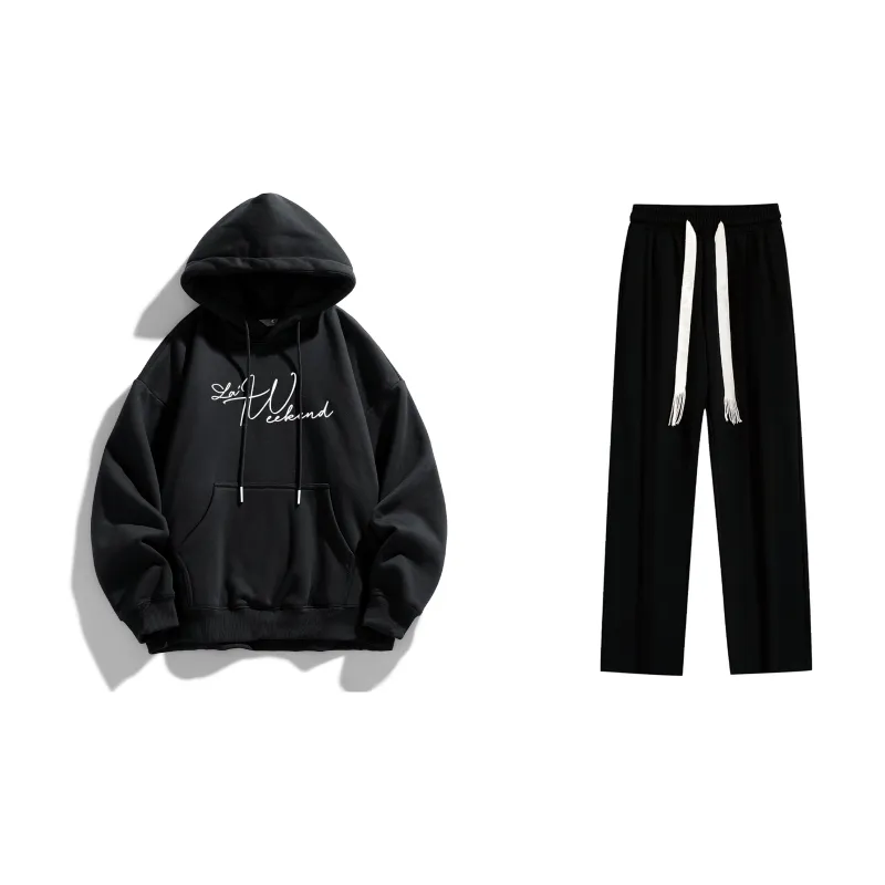 LA'T.WEEKEND Sweatshirt Set Unisex-19