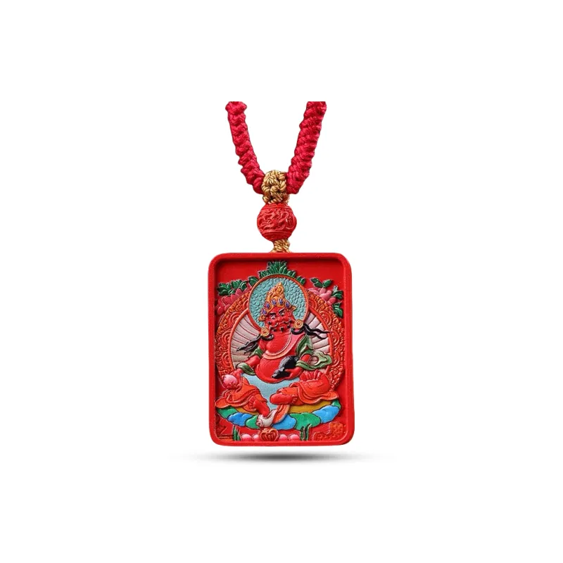 Sima Is Ethereal Reconstructed Cinnabar Pendants Unisex-0