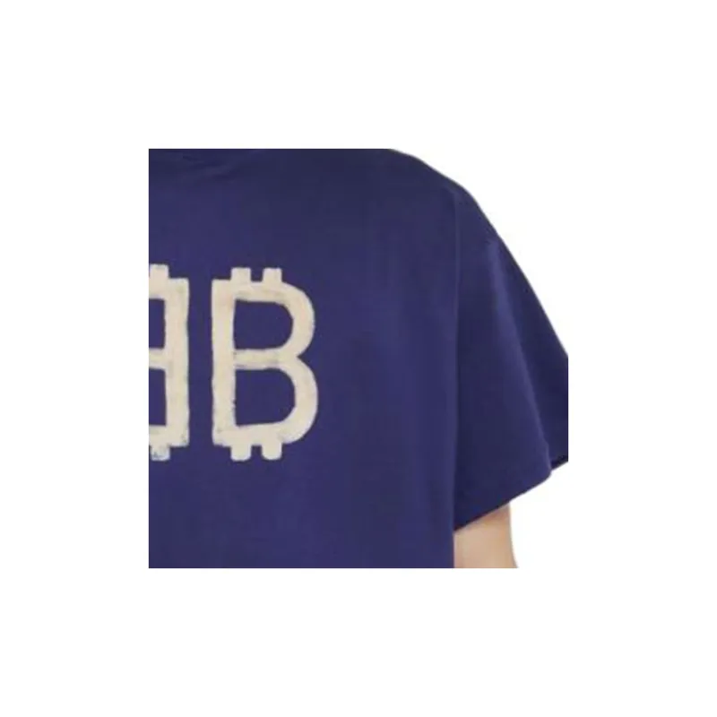 Balenciaga Crypto Logo Printed Crewneck T-Shirt-4