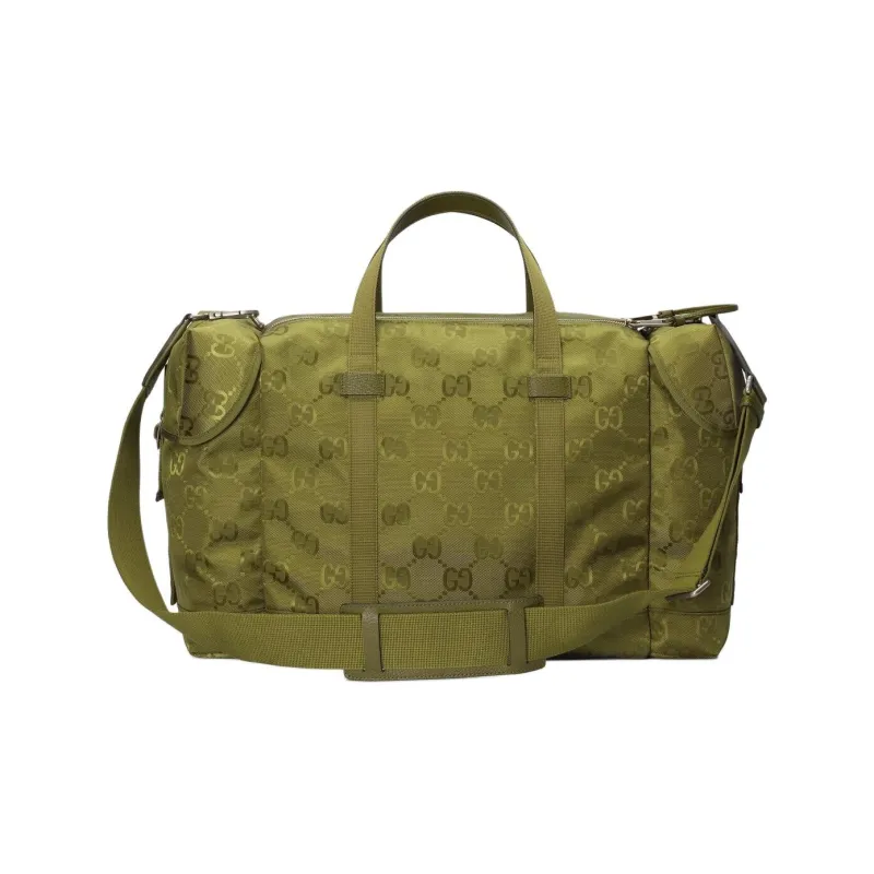GUCCI Off The Grid Nylon One Shoulder Crossbody Portable Travel Bag Men's Green-3