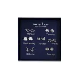 Autumn Love Letter Stud Earrings Set Four