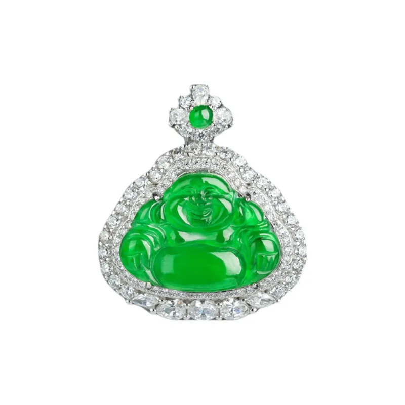 Oriental Jade Ice Type Necklaces Women's-0