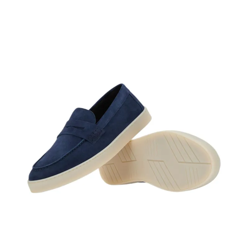 Canali Loafers Men Blue-4