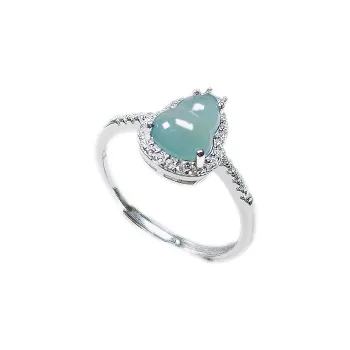 PUPAN Ice Glutinous Jadeite Rings Women's