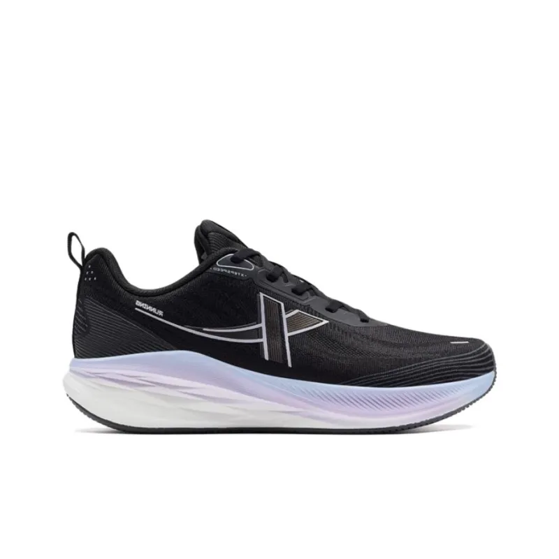 XTEP Speed 5.0LITE Anti Slip Wear Resistant Low Top Long Distance Running Running Shoes Women's Black White-1