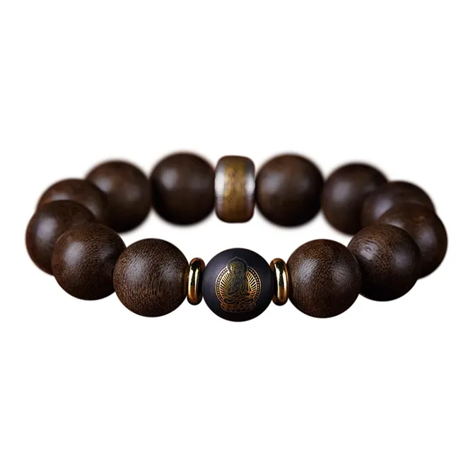 DALONG Fragrance Enhancer, Agarwood, Obsidian Bracelets Unisex-9