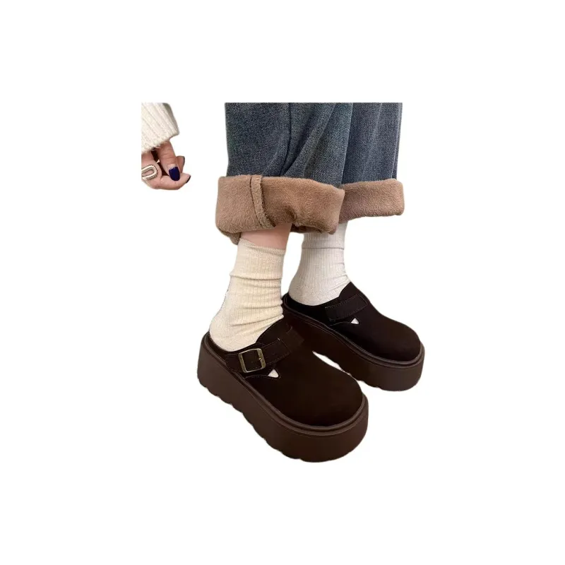 Qiao Anju Home Slippers Coffee, Chestnut-2