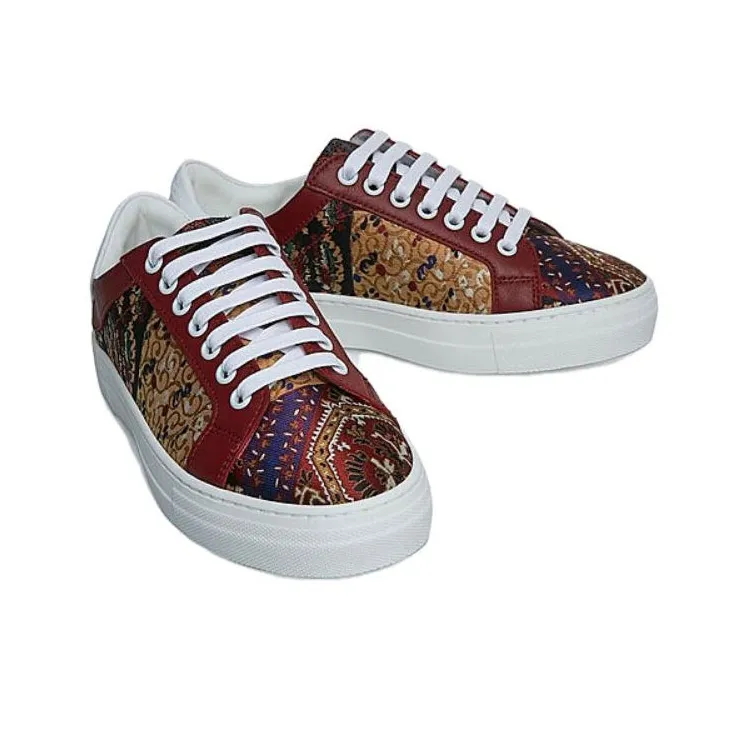 ETRO Wear-Resistant Low-Top Skateboard Shoes Women's Red-3