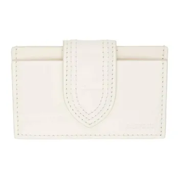 Jacquemus Le Bambino Calfskin Card Holder Kids' White
