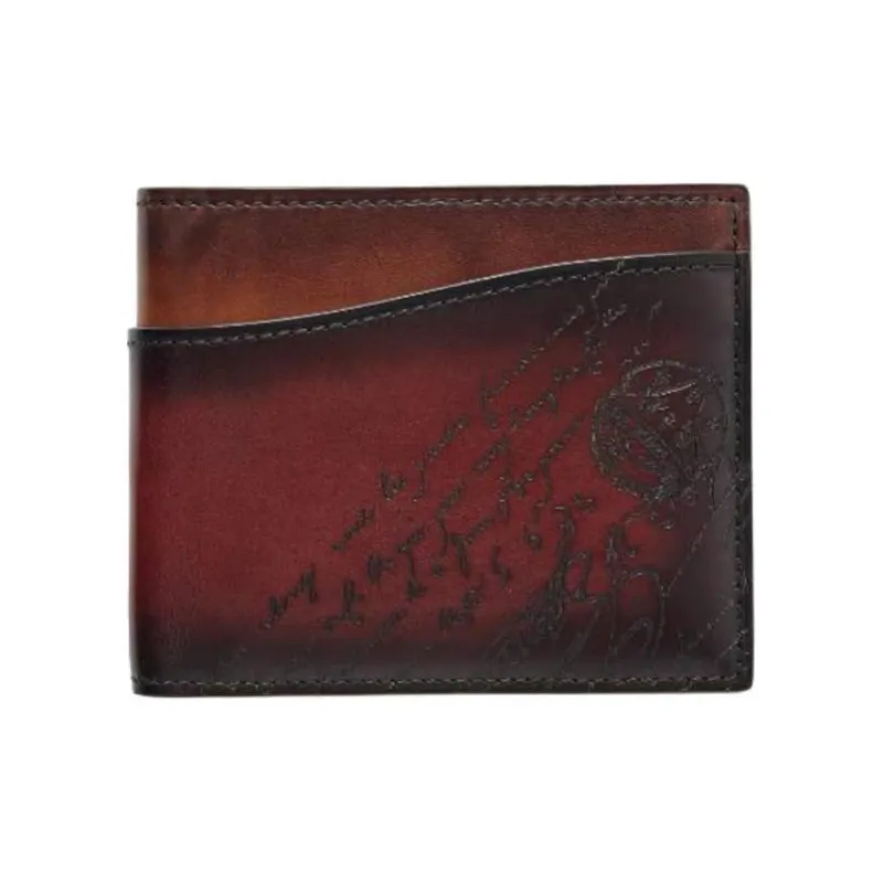 BERLUTI Calfskin Wallet Men's Brown-0