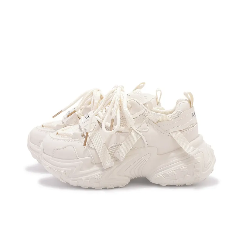 Miss Zhang Anti Slip Wear Resistant Low Top Chunky Sneakers Women's-3