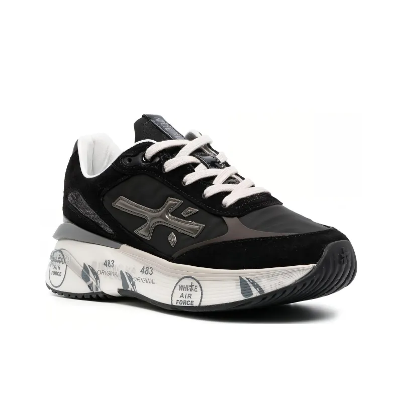 PREMIATA Shock Absorbers Low Top Casual Shoes Women's Black-1