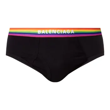 Balenciaga Underpants Slim Fit Men's 1 Pack Black