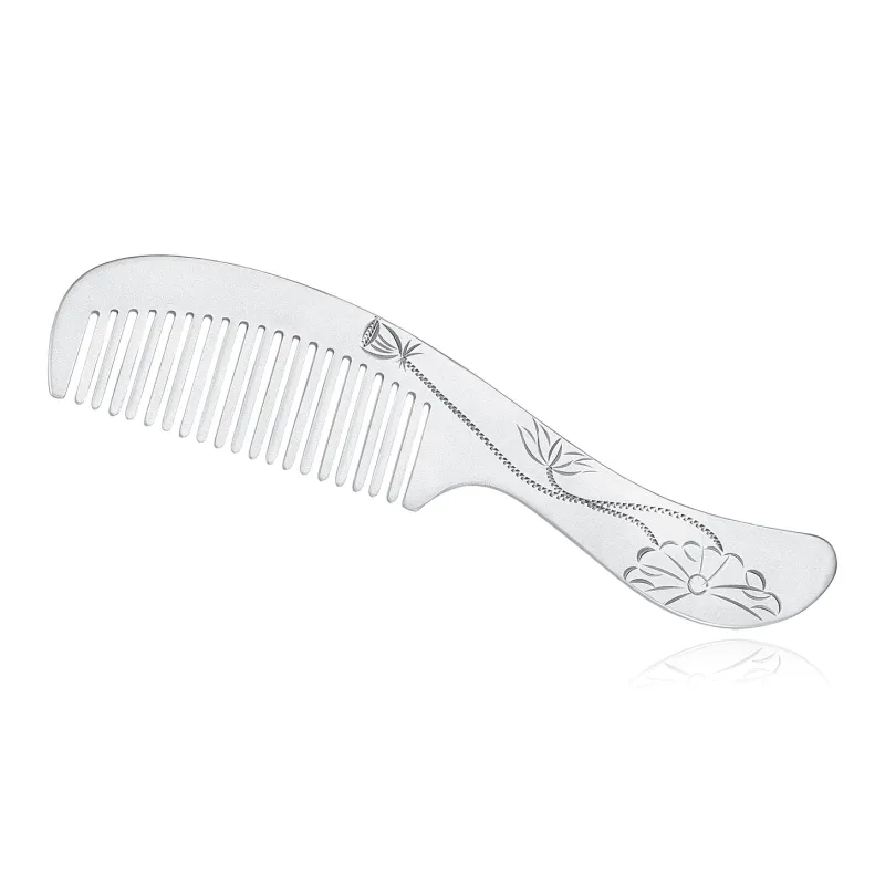 Original Summer S999 Fine Silver Sterling Silver Hair Comb Accessories Unisex-0