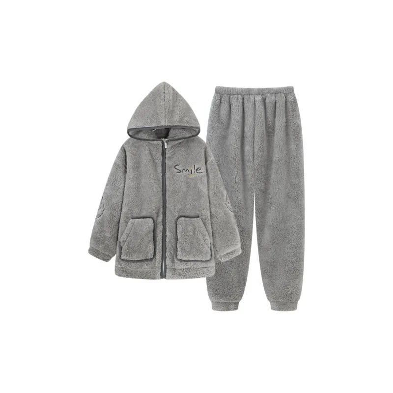Qiao Ni Tong Pajama Set Men's Black-0