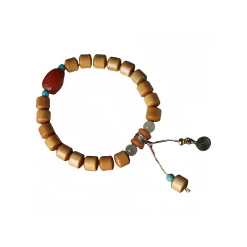 YUGONGYUAN Golden Sandalwood Bracelets Unisex