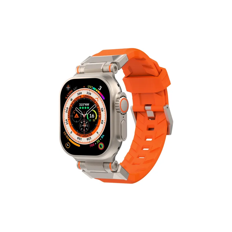 IWabcertoo Watch Band Apple Compatibility Silicone Material-0