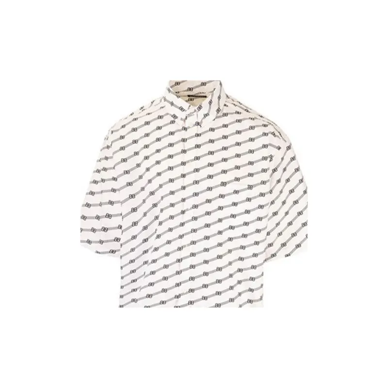 Balenciaga Shirts Men White-4
