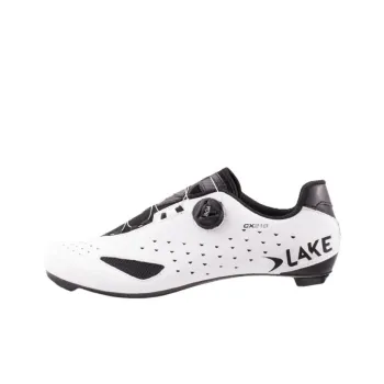 LAKE Anti-Slip And Wear-Resistant Lightweight Low-Top Cycling Shoes Unisex White Black