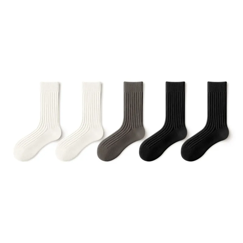 YINSHILIANGPIN Mid Calf Socks Men's 5 Pack-24