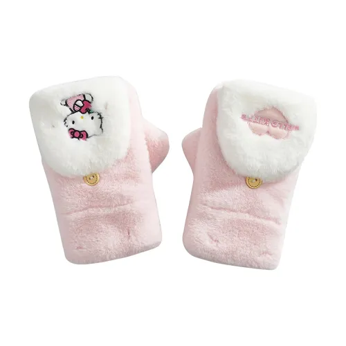Sanrio Hello Kitty Polyester Knit Gloves Unisex