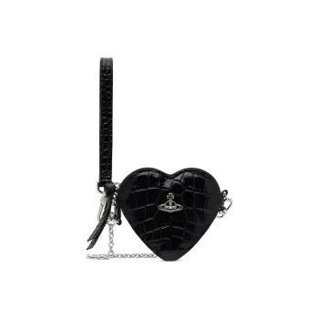 Vivienne Westwood Calfskin Clutch Women's Black