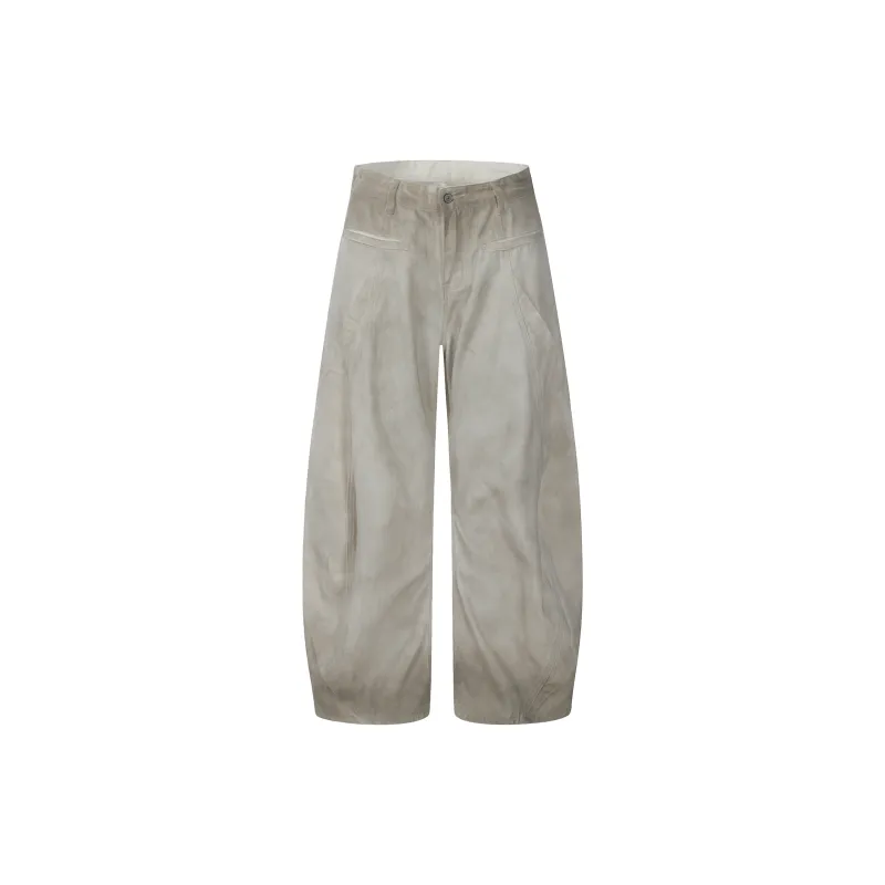 WELTER EXPERIMENT Loose Fit Wide Leg Jeans Unisex-0