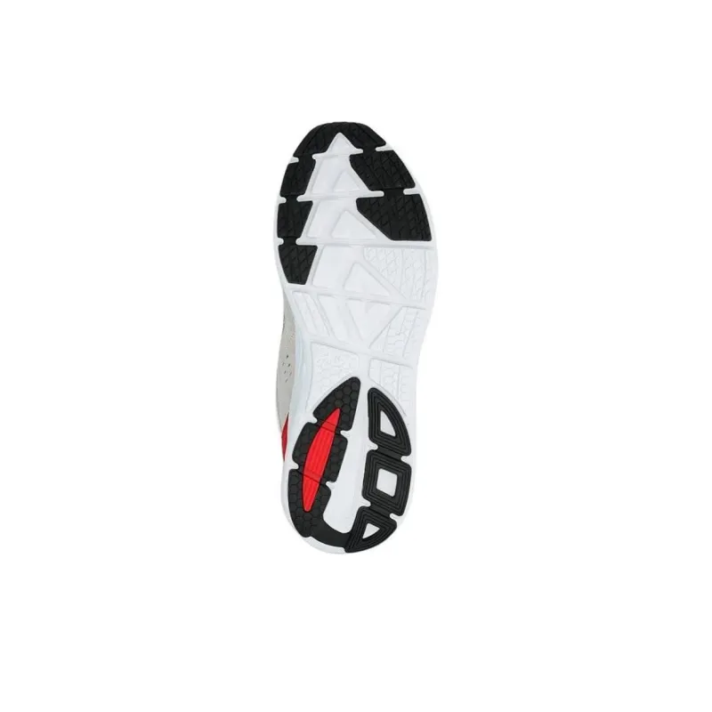 FILA Trigate Anti-Slip Wear-Resistant Low-Top Casual Running Shoes Men's White Red-4